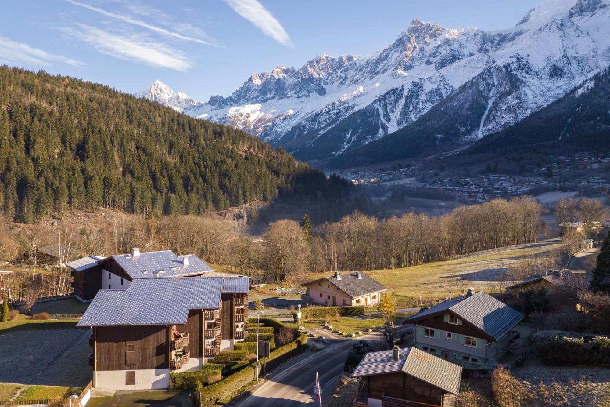 Residence Le Prarion 24A Ski In- Ski Out - Happy Rentals Les Houches Exteriör bild