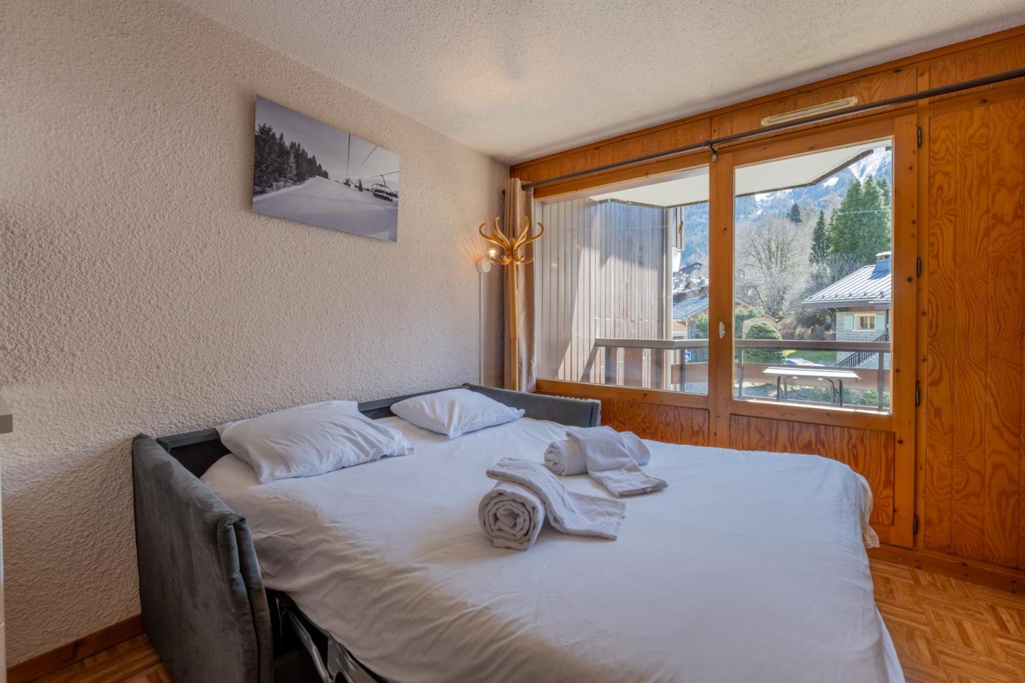 Residence Le Prarion 24A Ski In- Ski Out - Happy Rentals Les Houches Exteriör bild
